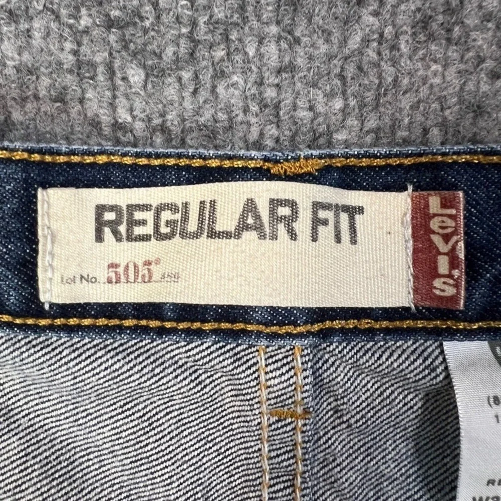 Levi's Men's 505 W36 L32 Regular Fit Jeans Classic Workwear Denim‎ Y2K Dad